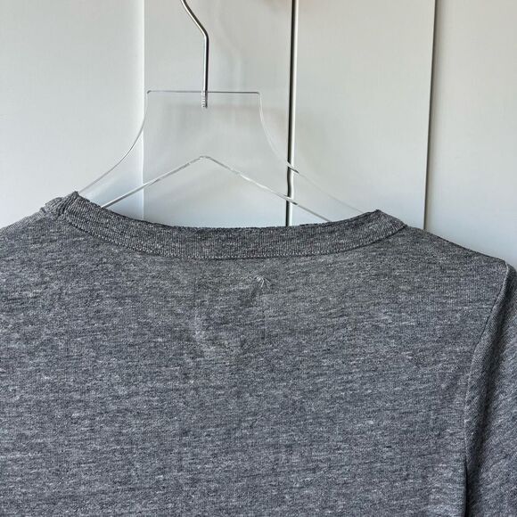 Chaser Revolve Long Sleeve Two Tone Tee red gray NWT Medium - Picture 7 of 8